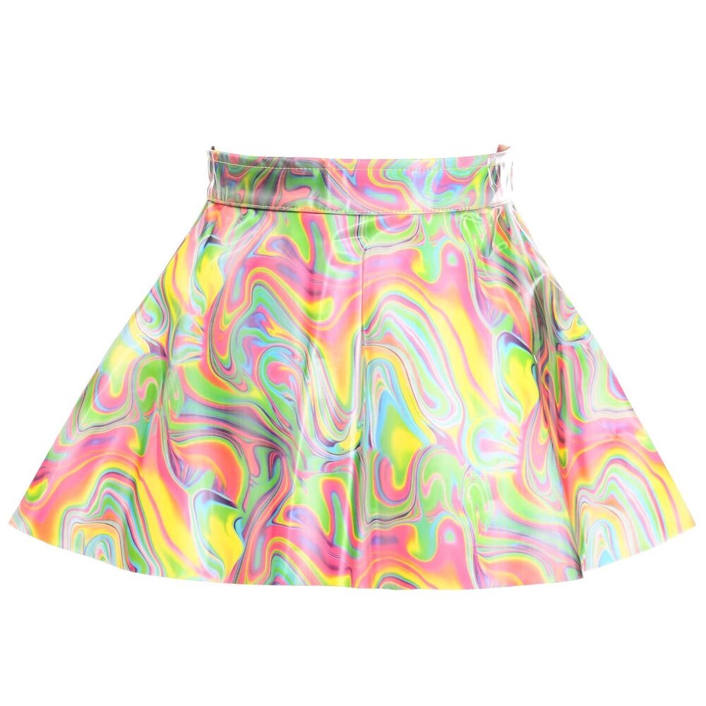 9407 Retro Swirl Skirt Medium